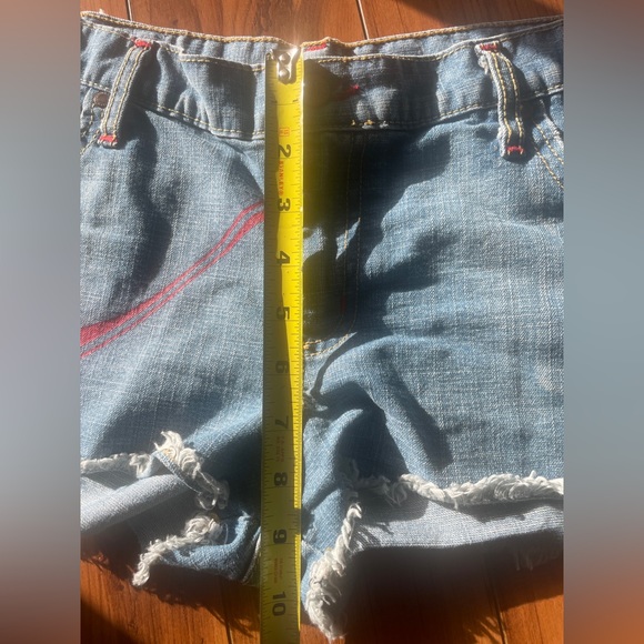 COCA COLA TRADEMARK DENIM SHORTS - Picture 7 of 13